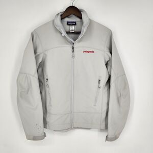 Patagonia Women's Adze Jacket Softshell Polartec Light Gray Size Small